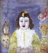 James Ensor The Girl with Masks china oil painting artist